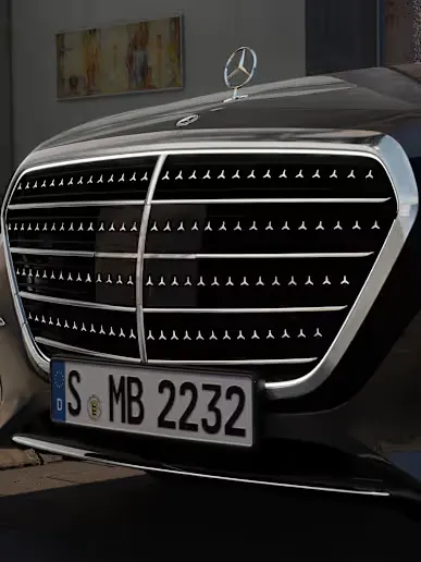 Mercedes-Benz Новий S-Class Передня частина з підсвіткою