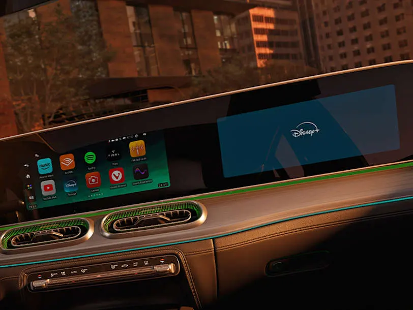 Mercedes-Benz Новий GLE Coupé Цифровий сервіс: мультимедійна система MBUX Entertainment