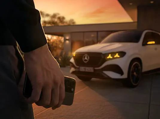 Mercedes-Benz Новий GLE SUV Цифровий сервіс: цифровий ключ від автомобіля