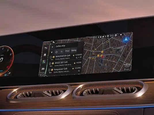 Mercedes-Benz Новий GLS Навігація з підтримкою Google